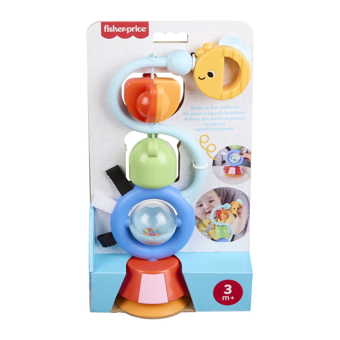 Baby Suction Cup Toy with Sensory Features, 6m+