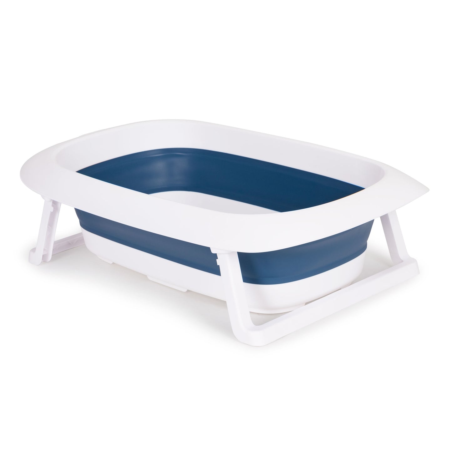 Baby bath folding bathtub with drain - Fudge