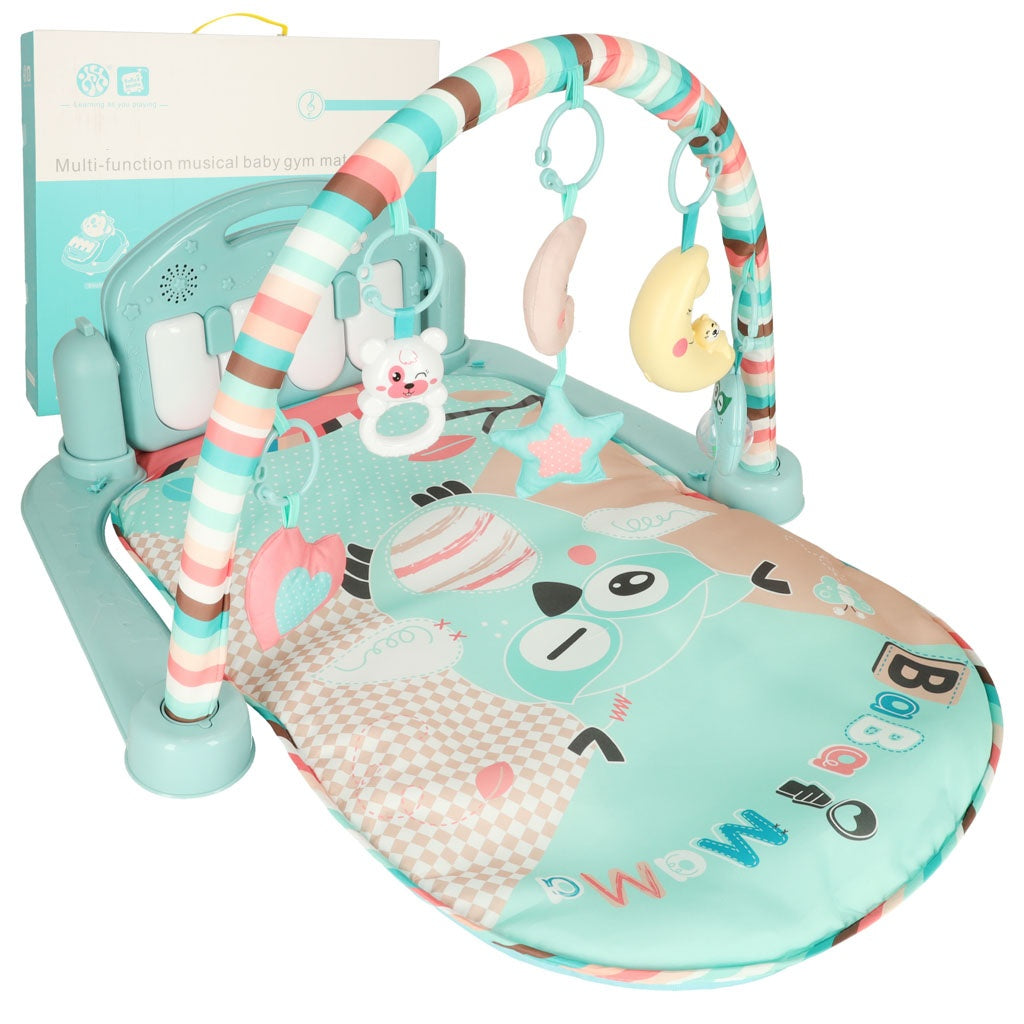 Baby education mat 3in1 owl + piano