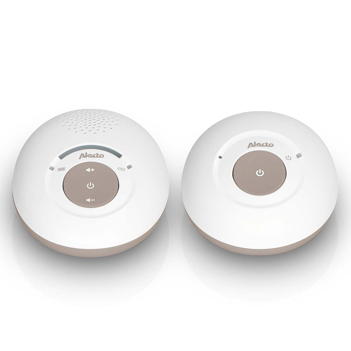 Babyfoon Full Eco DECT, white/taupe