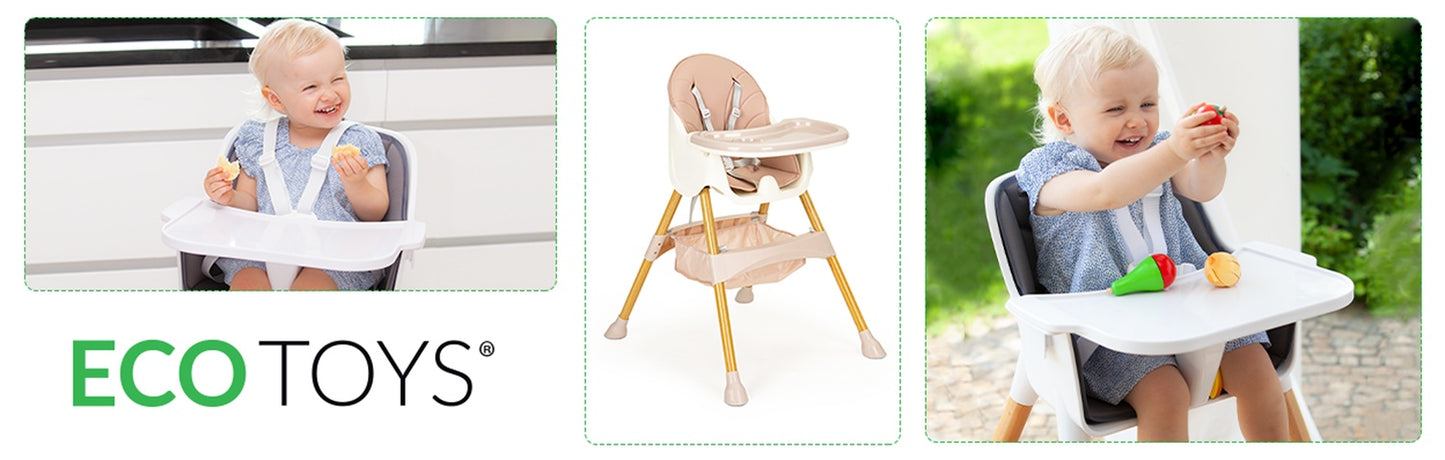 Baby high chair 2in1 ECOTOYS