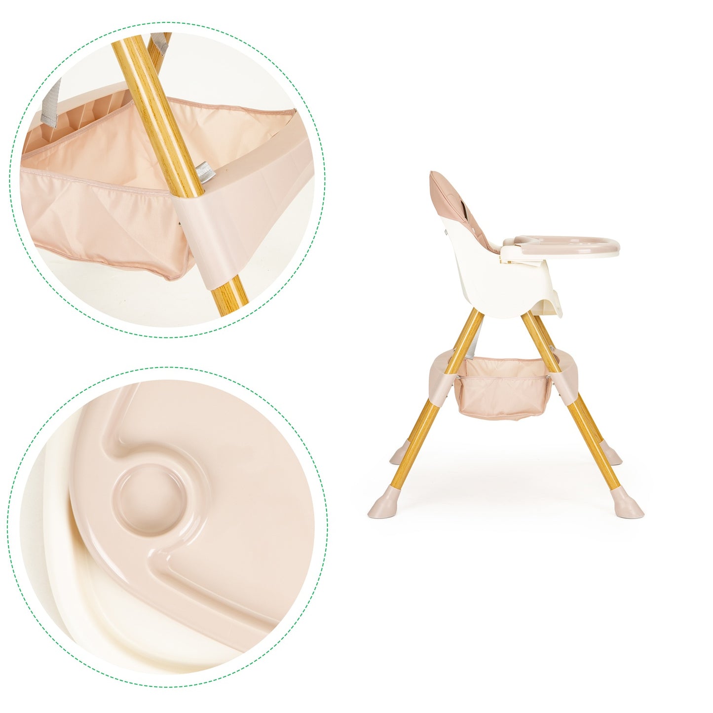 Baby high chair 2in1 ECOTOYS