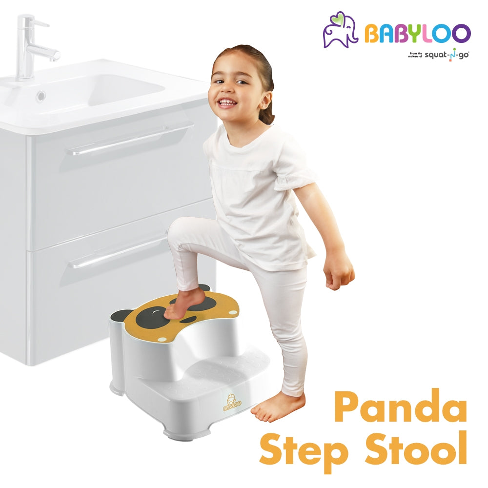 Babyloo Panda Toilet step stool - Yellow