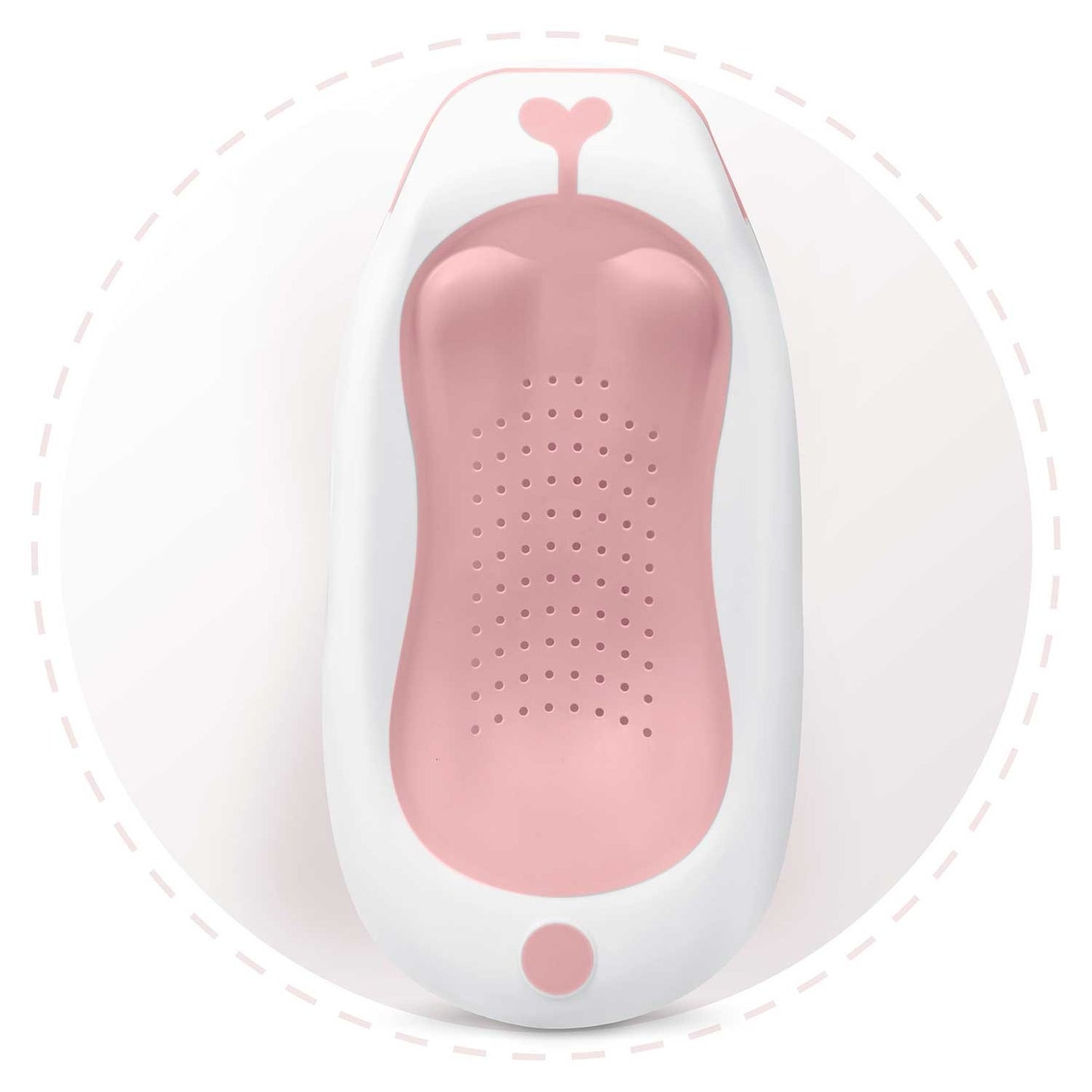 Baby support for bathtub Ricokids white/pink