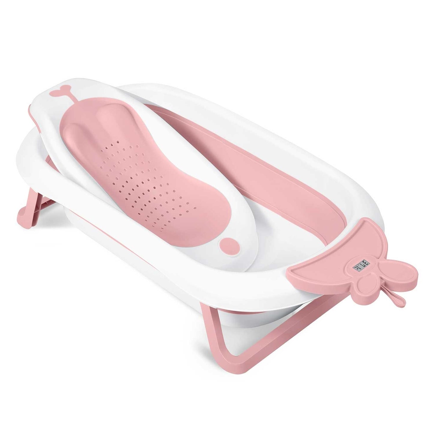 Baby support for bathtub Ricokids white/pink