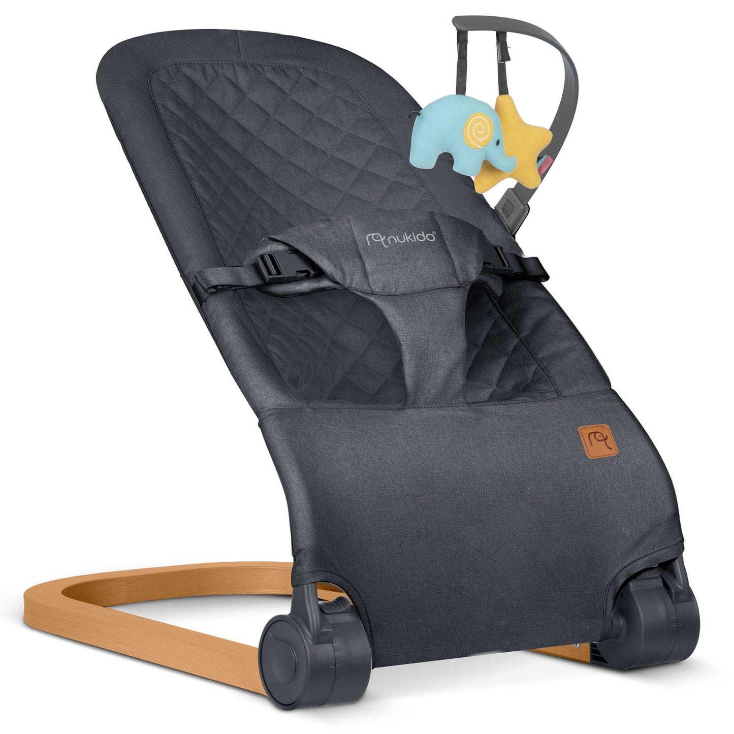 Baby swing with toys NK-52 Nukido - Anthracite