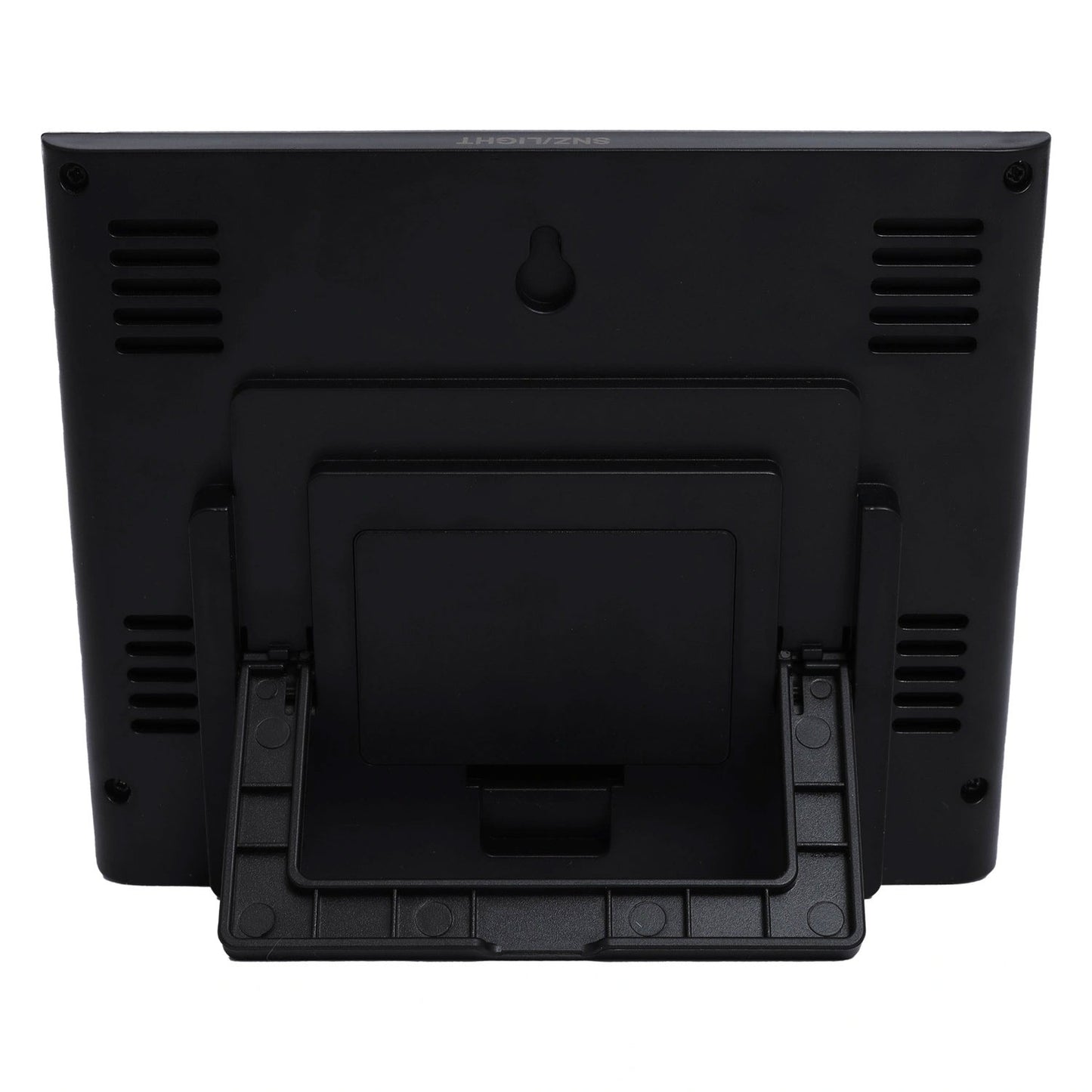Backlit wireless weather station with outdoor sensor, LCD display, thermometer, barometer, clock
