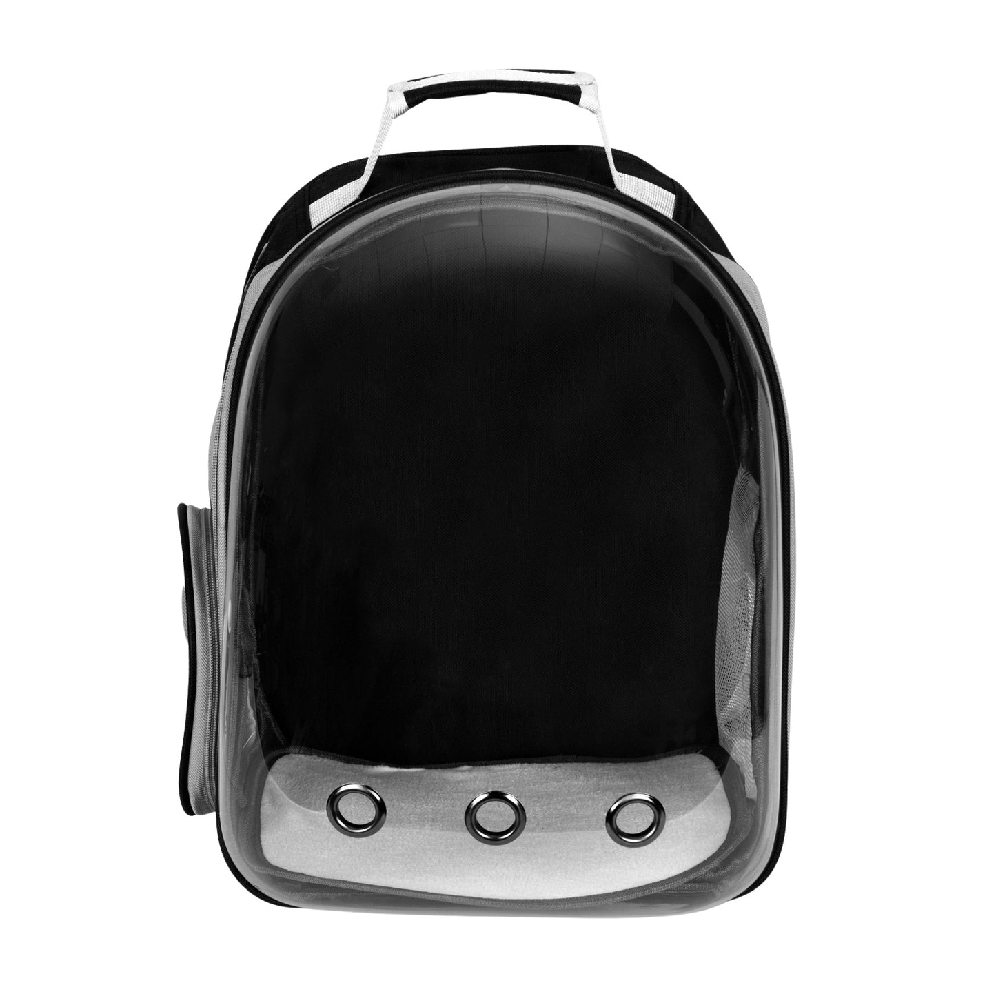 Backpack for cat dog transporter with glass