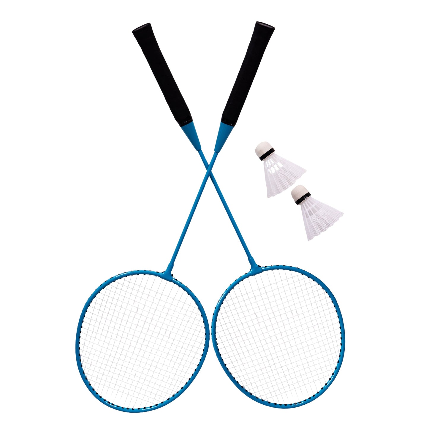 Badminton Set with Foldable Net, Rackets, Shuttlecocks