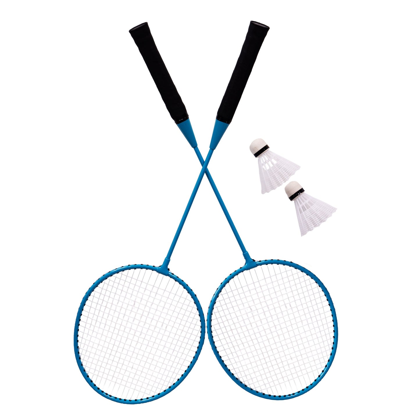 Badminton Set with Foldable Net, Rackets, Shuttlecocks
