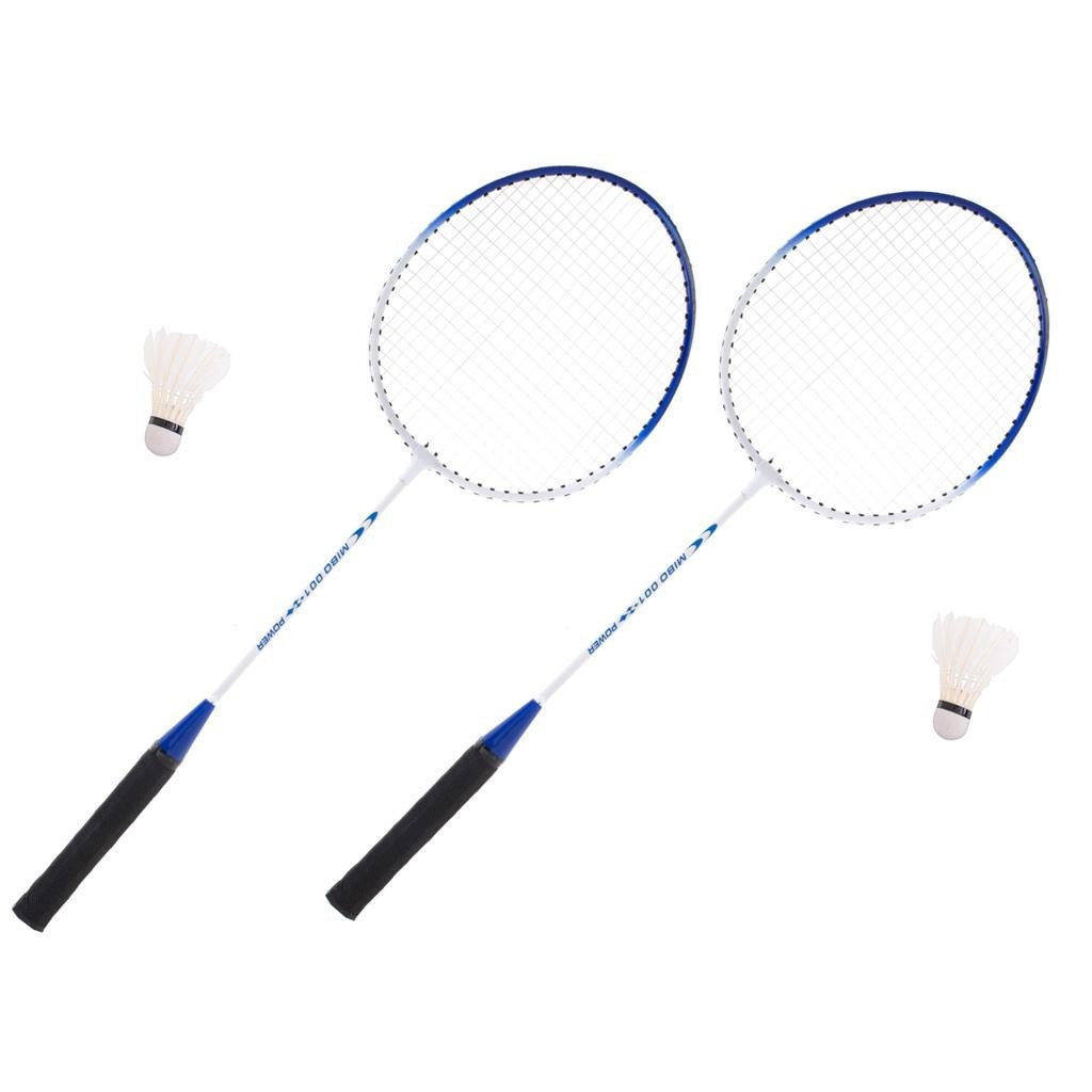 Badminton rackets + shuttlecocks case