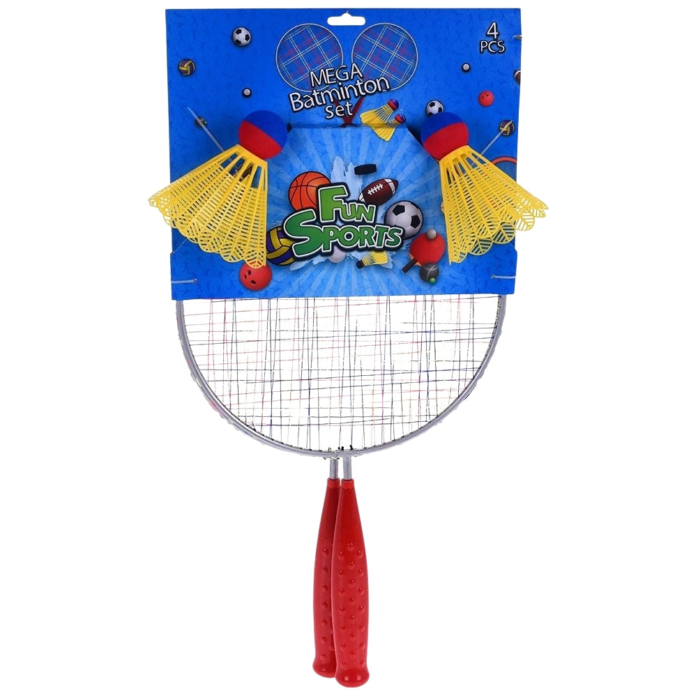 Badminton set for 2: Light rackets and shuttlecock