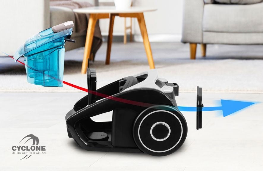 Bagless Cyclonic Vacuum Cleaner, 700W, 1.5L, HEPA Filters