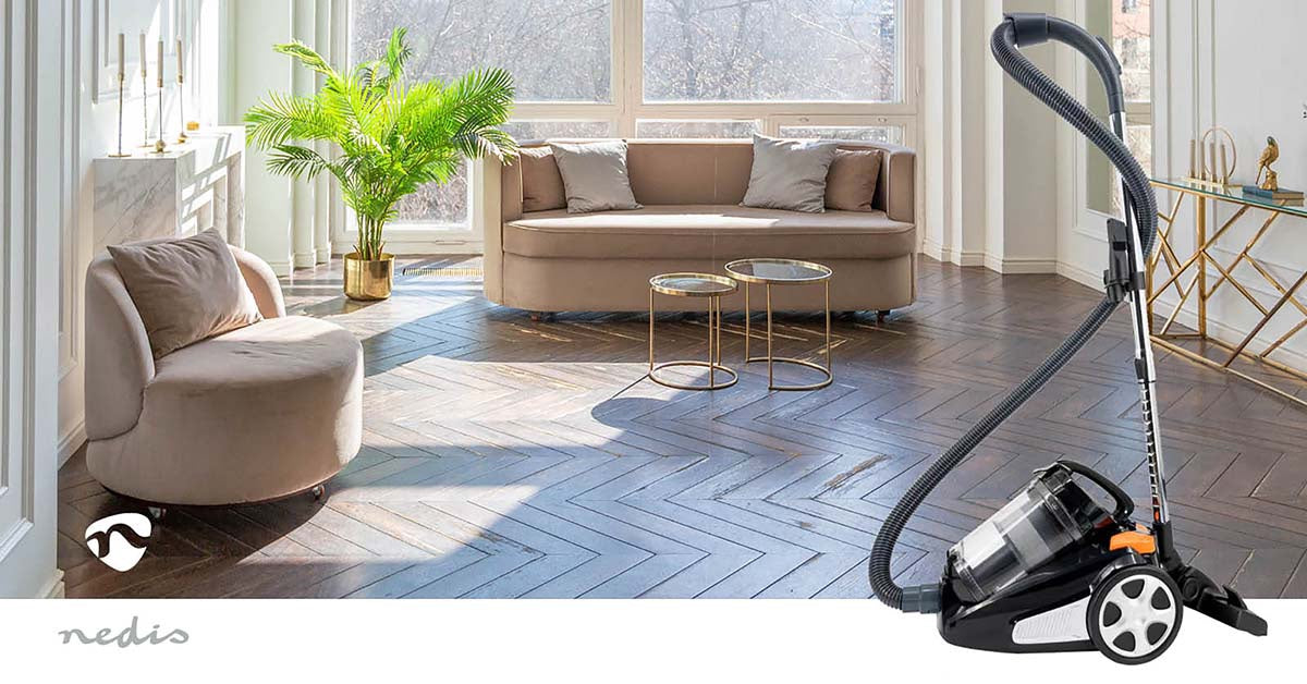 Bagless Vacuum Cleaner, 700W, 3L Dust Capacity, HEPA Filter