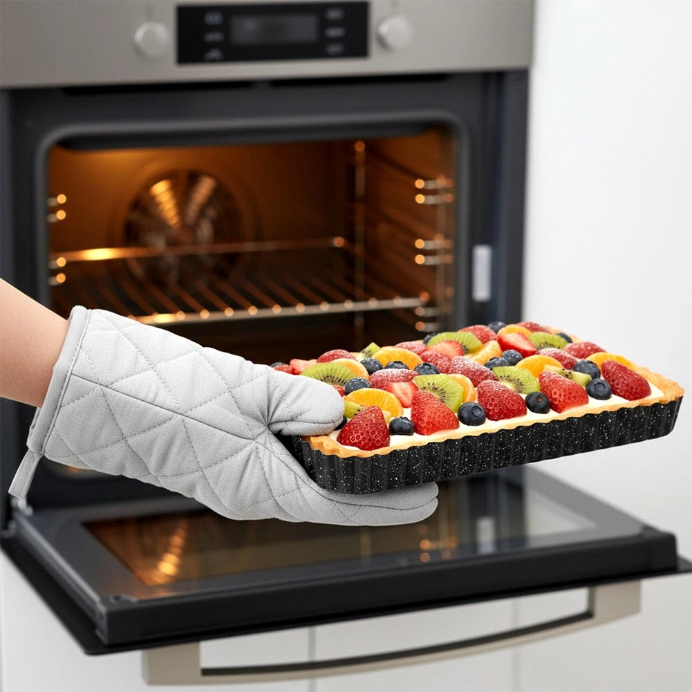 Baking Tin with Removable Bottom, Granite Coated, 31.5x21.5 cm