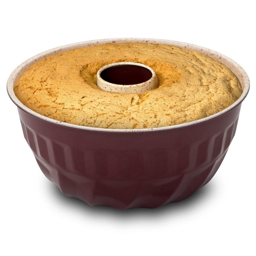 Baking form with non-stick for gas and electric oven baking