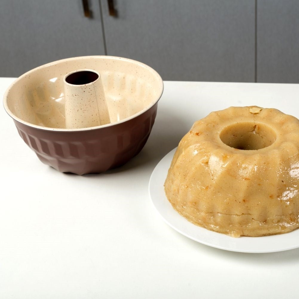 Baking form with non-stick for gas and electric oven baking