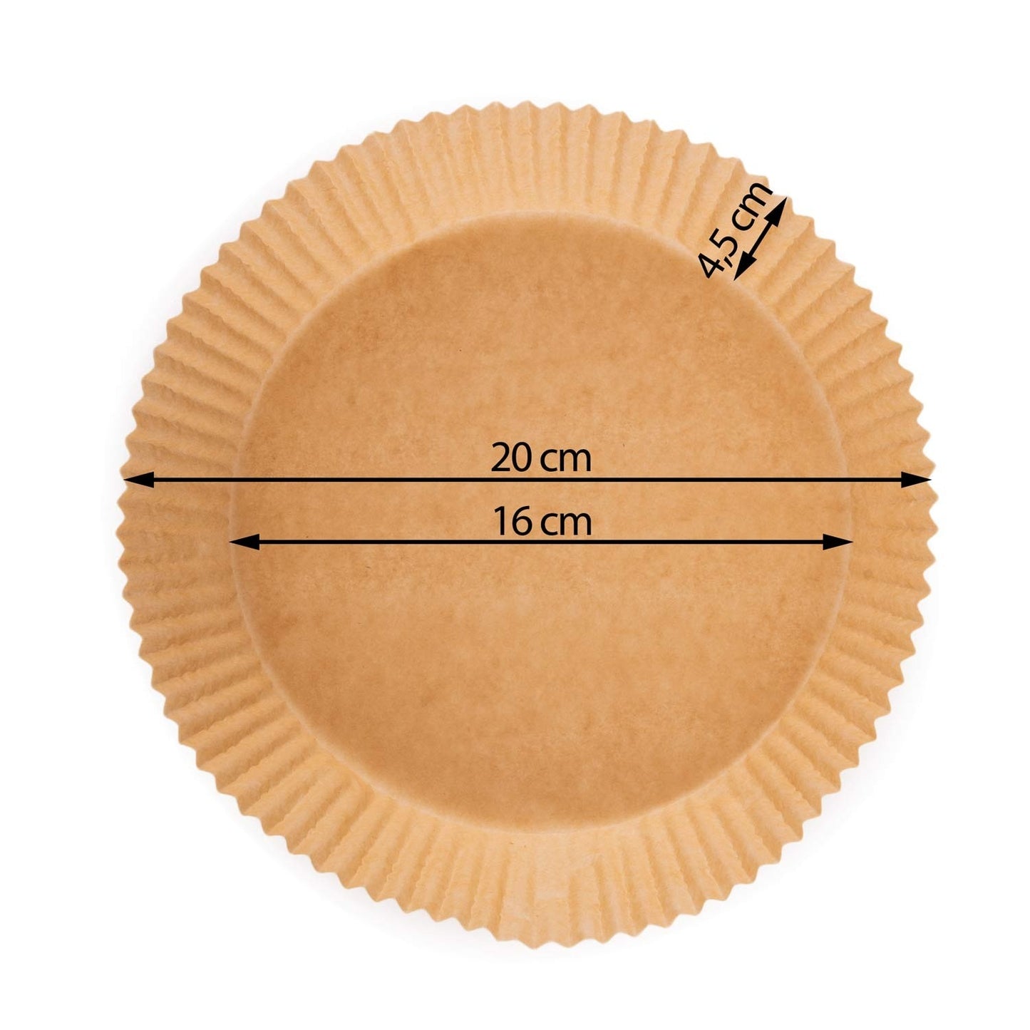 Baking paper for air fryer 16 cm Berdsen - 20 pcs