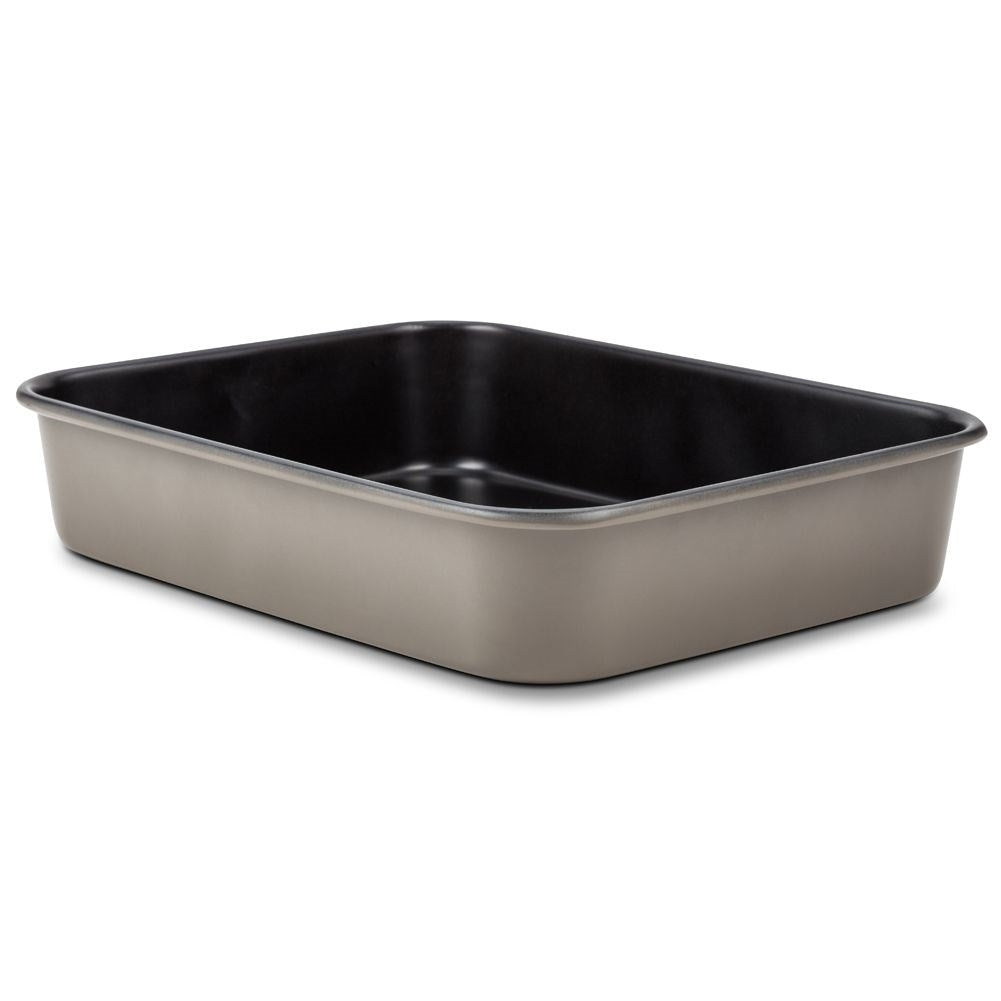Baking tin with 3-layer non-stick for meat and cakes