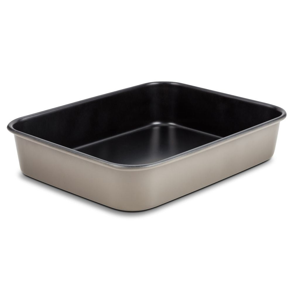 Baking tin with 3-layer non-stick for meat and cakes