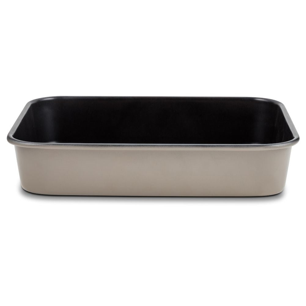 Baking tin with 3-layer non-stick for meat and cakes
