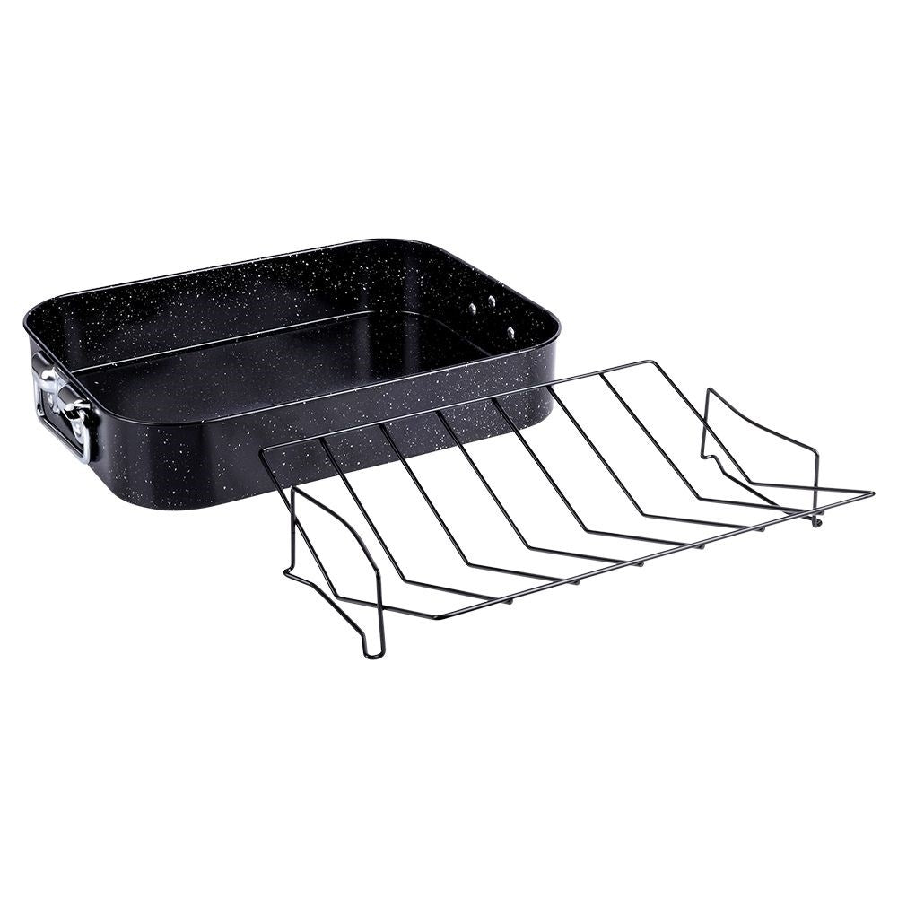 Baking tray with removable grid for meat and other dishes