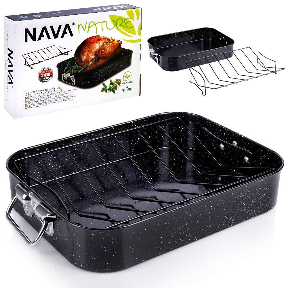 Baking tray with removable grid for meat and other dishes