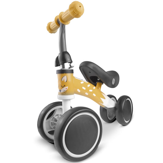 Balance Bike, 4 Wheels, Metal Frame, Foam Seat
