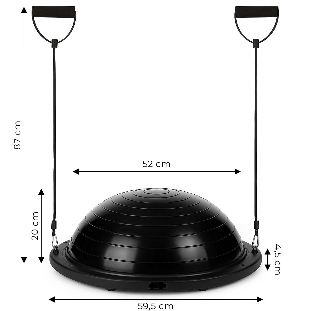 Balance Trainer with Resistance Bands and Pump