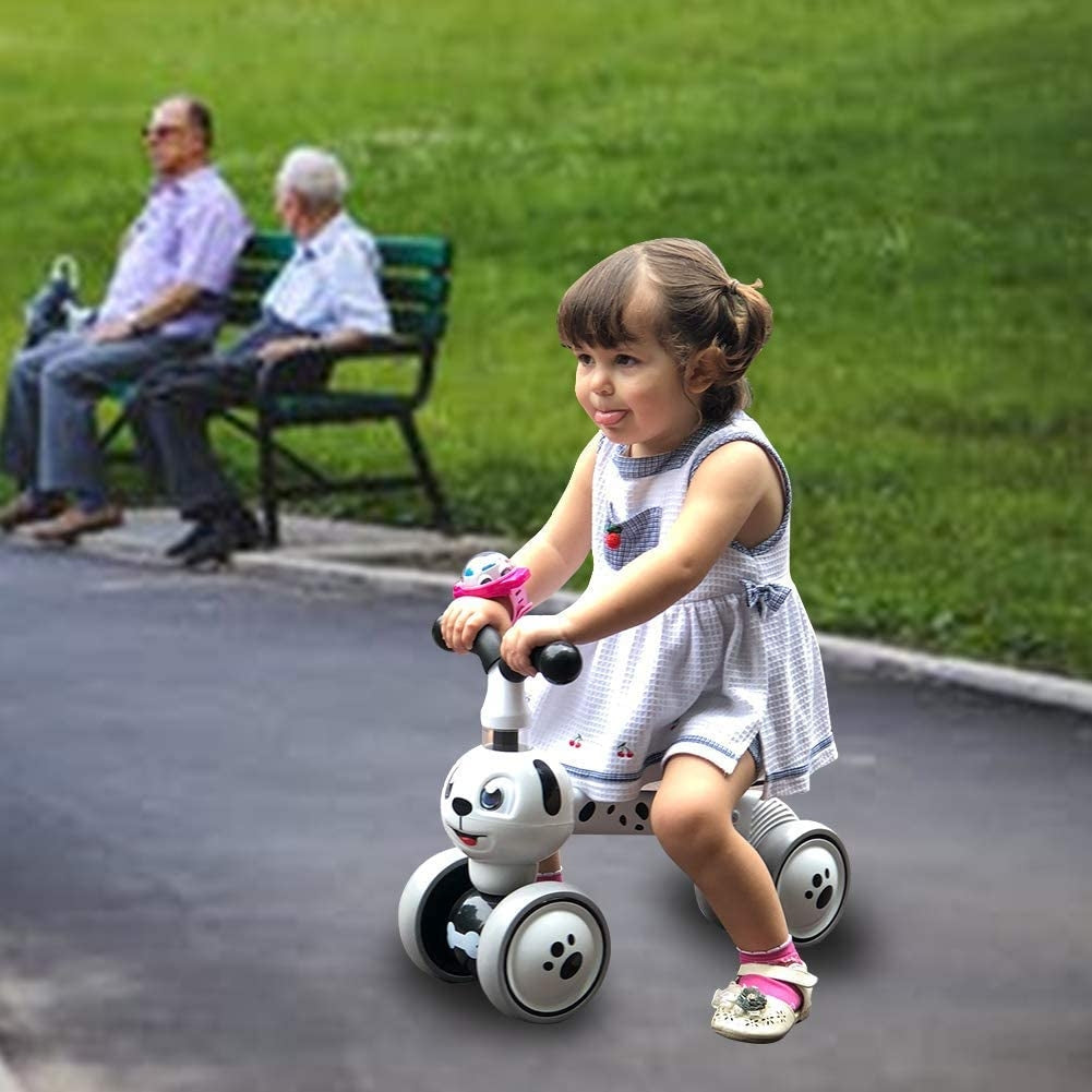 Balance bike Doggy ride on mini bike with 4 wheels