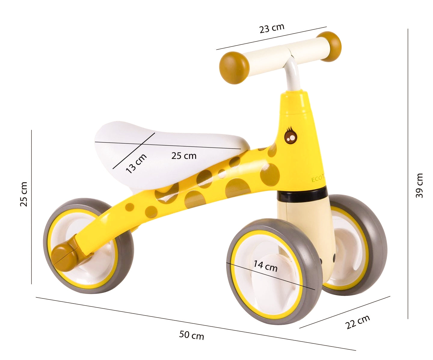 Balance bike "Giraffe" ECOTOYS