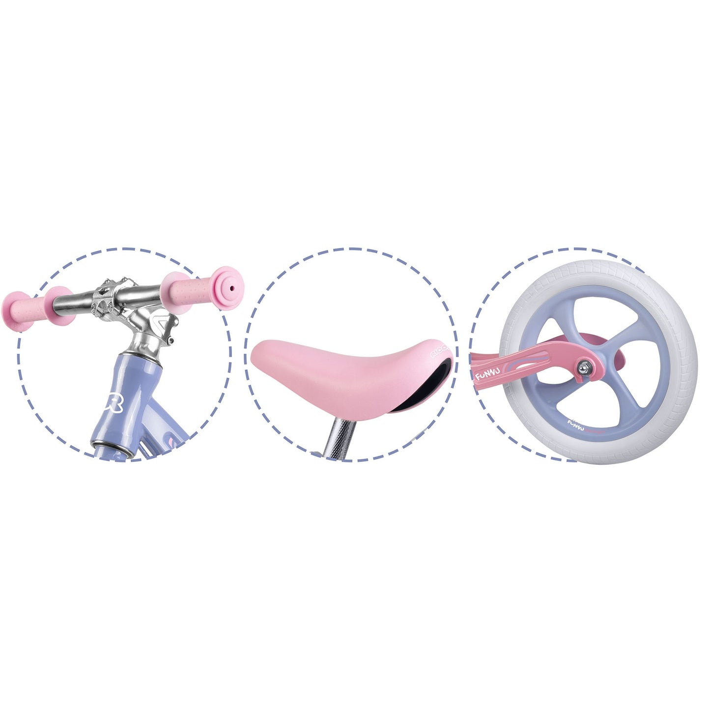 Balance bike for children Ricokids FUNNU