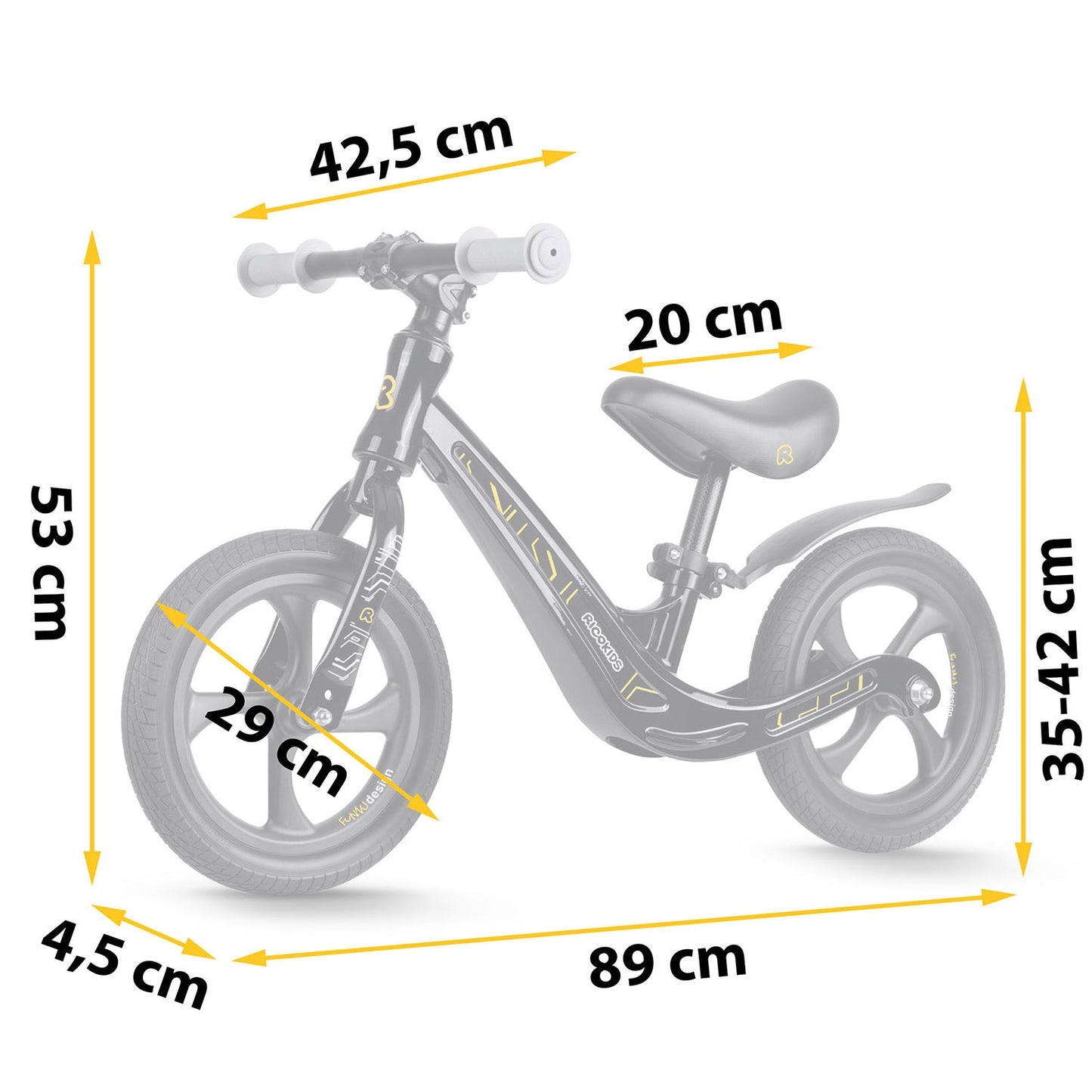 Balance bike for children Ricokids FUNNU