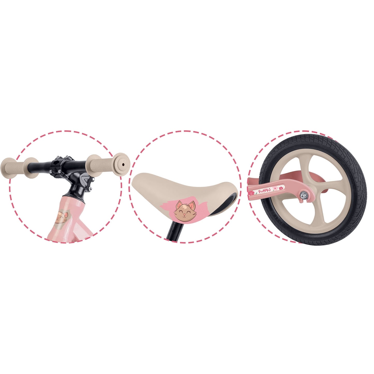 Balance bike for children Ricokids FUNNU