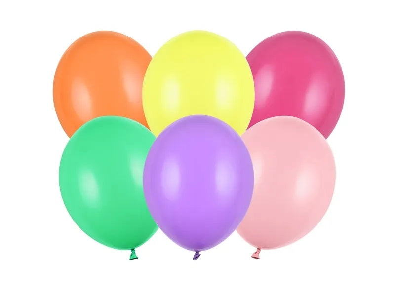 Balloons Strong pastel mix colour 27cm 100 pieces