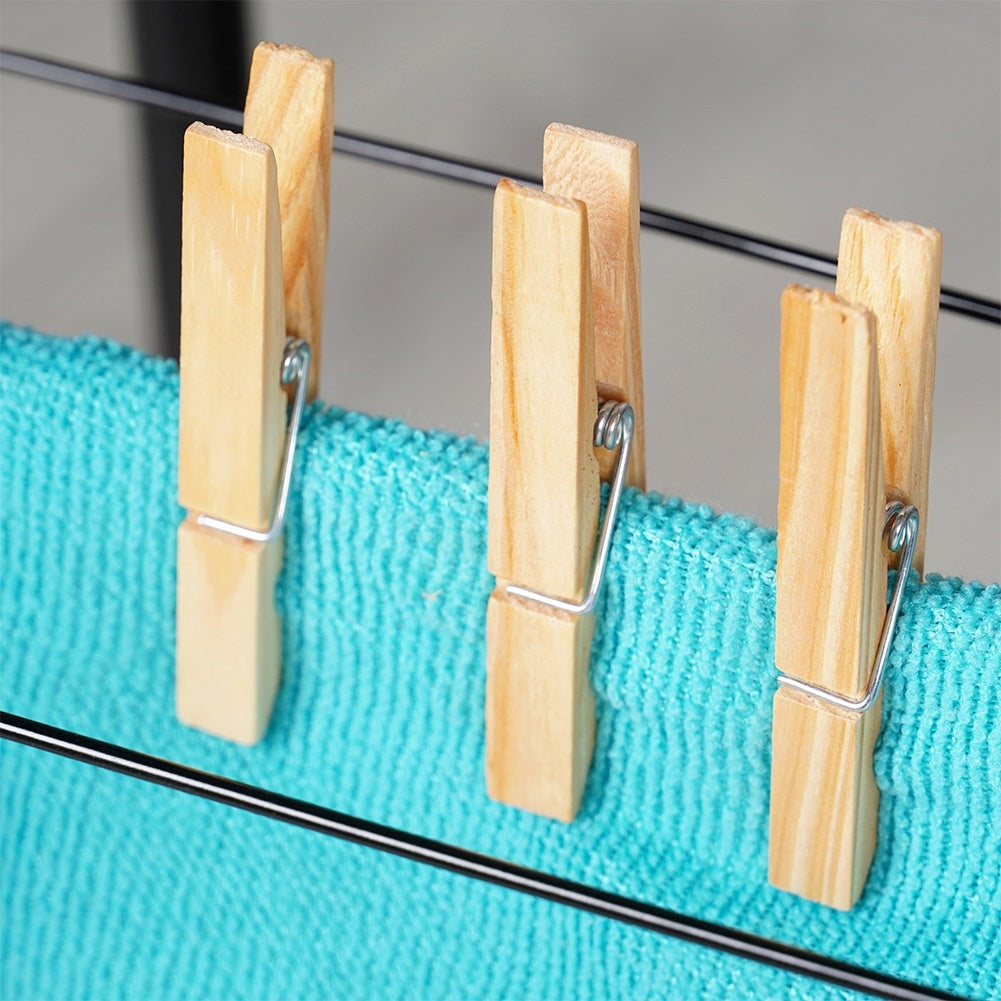 Bamboo Clothespins, 100-Pack