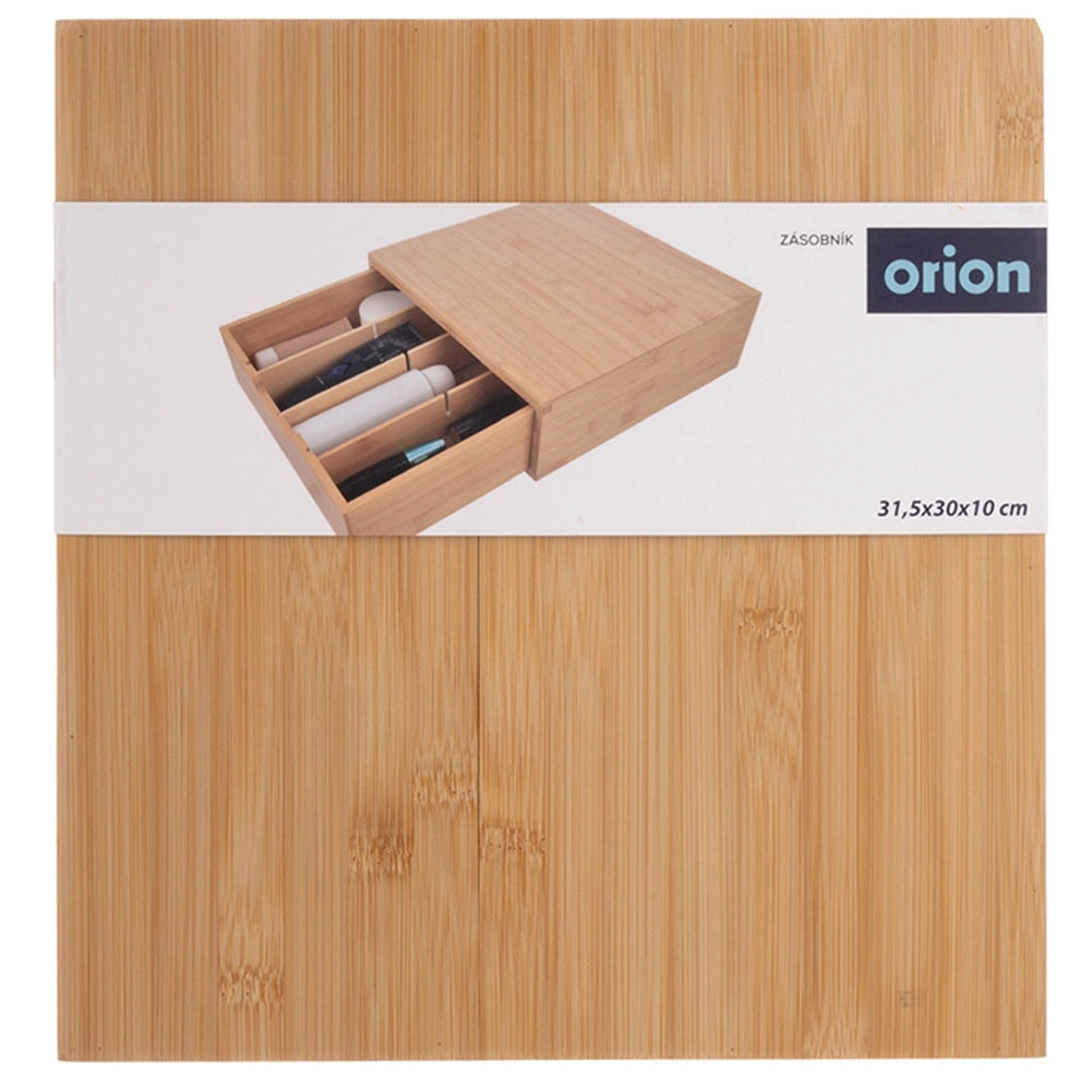 Bamboo Coffee Capsule Organizer with Removable Dividers