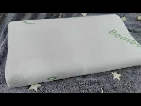 Bamboo Memory Foam Pillow – Ergonomic, Hypoallergenic