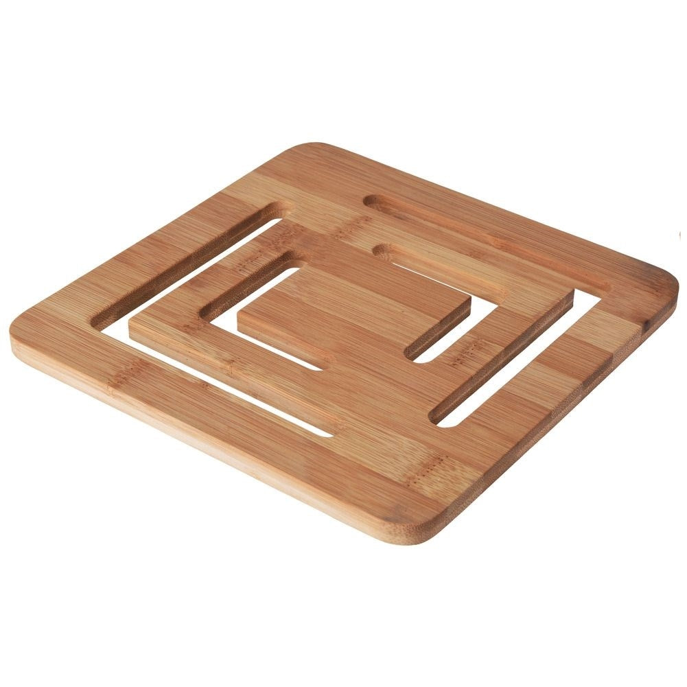 Bamboo Wood Coasters for Hot Pots - Protect Your Table