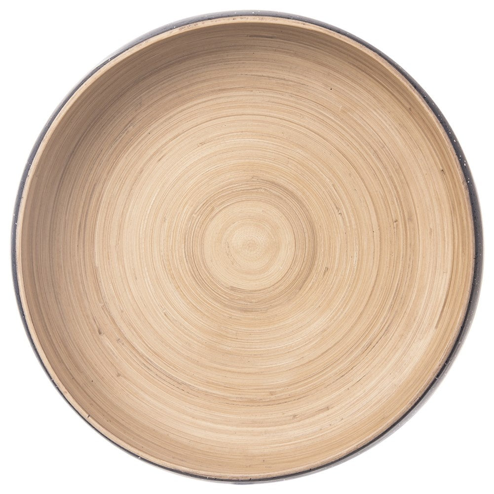 Bamboo bowl with a granite look - perfect for fruit and serving