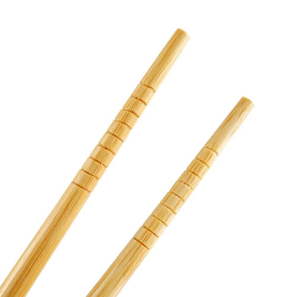 Bamboo chopsticks set: 4 reusable for sushi and Asian