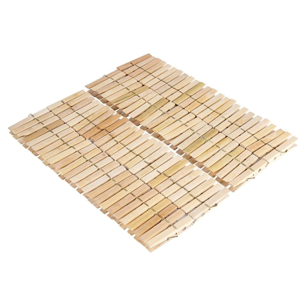 Bamboo clothespins 100-pack: Strong, durable and versatile