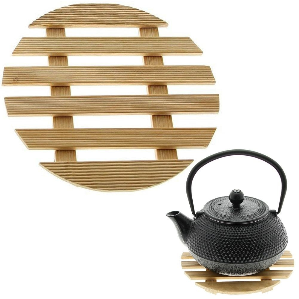 Bamboo coasters for hot dishes - durable and decorative