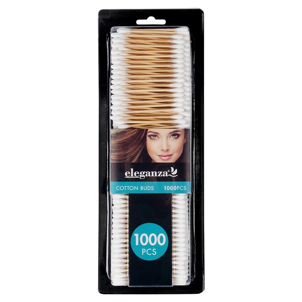 Bamboo cotton cosmetic sticks 1000 pcs.