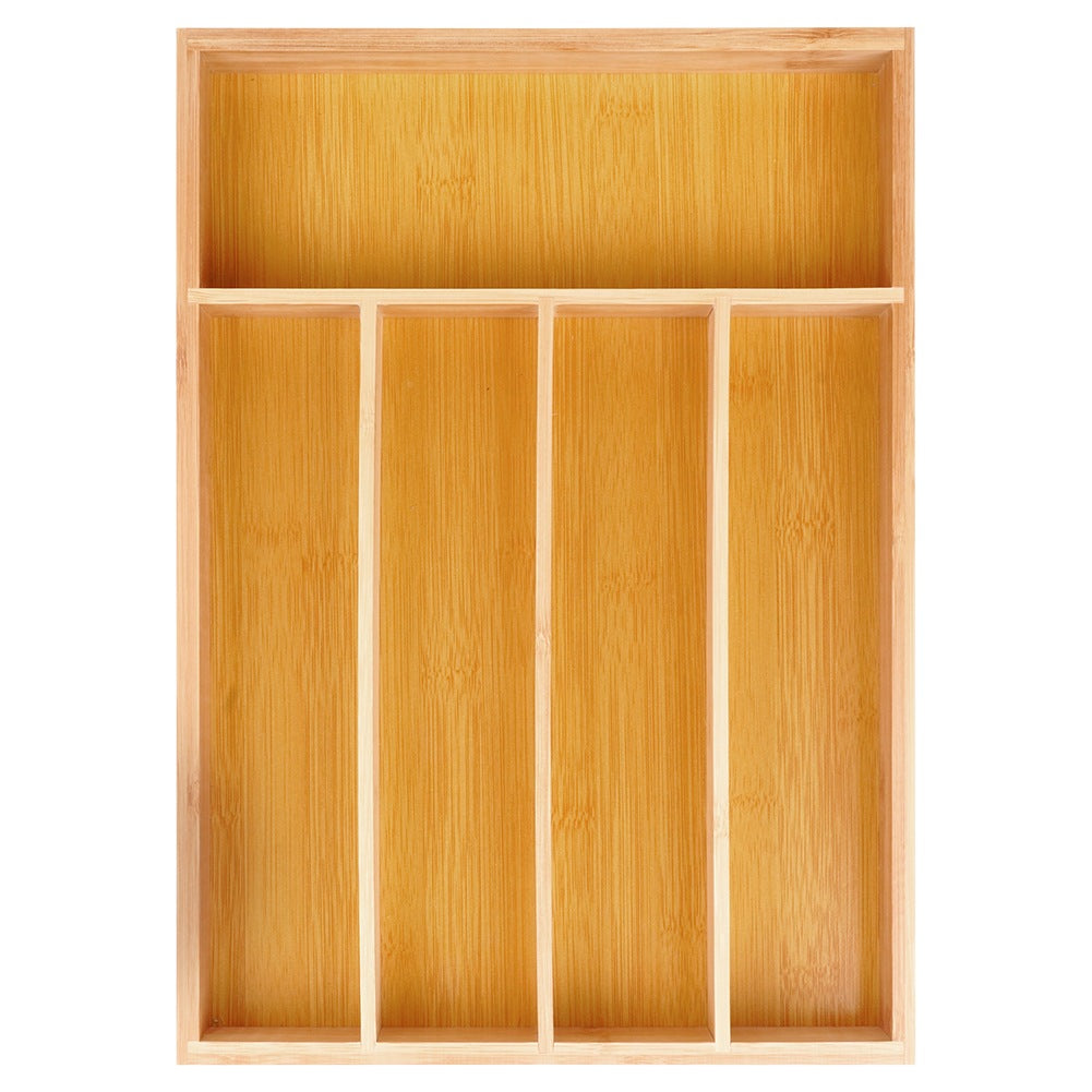Bamboo cutlery drawer insert 25x35 cm