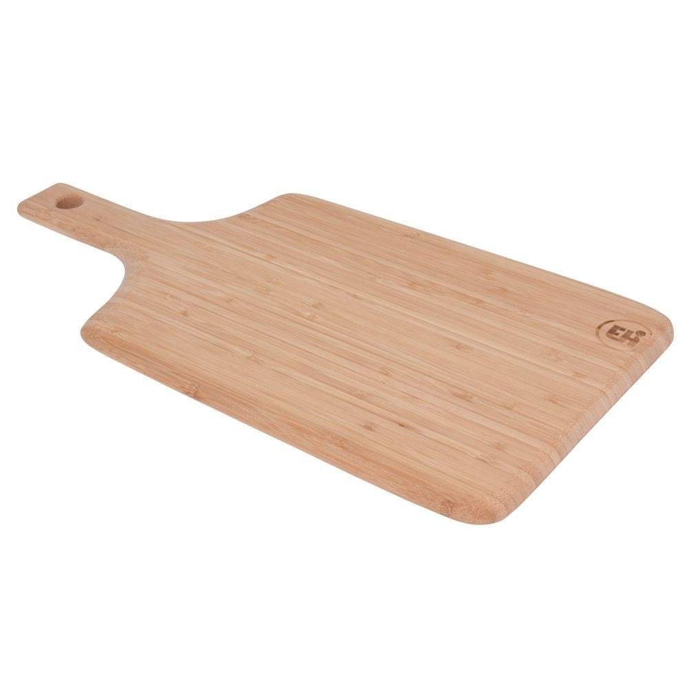 Bamboo cutting board for cutting and serving