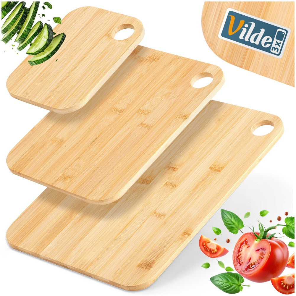 Bamboo cutting boards 3 pcs.