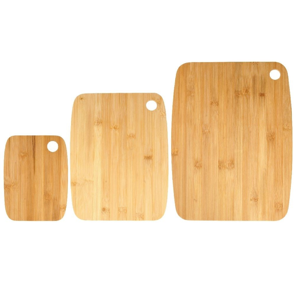 Bamboo kitchen boards: Cut and serve meat, vegetables, fruit