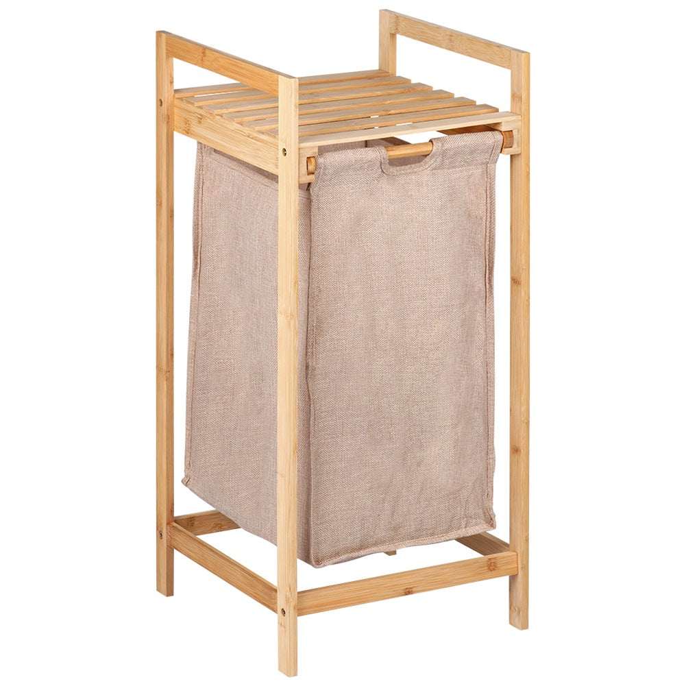 Bamboo laundry basket 33x33x73cm