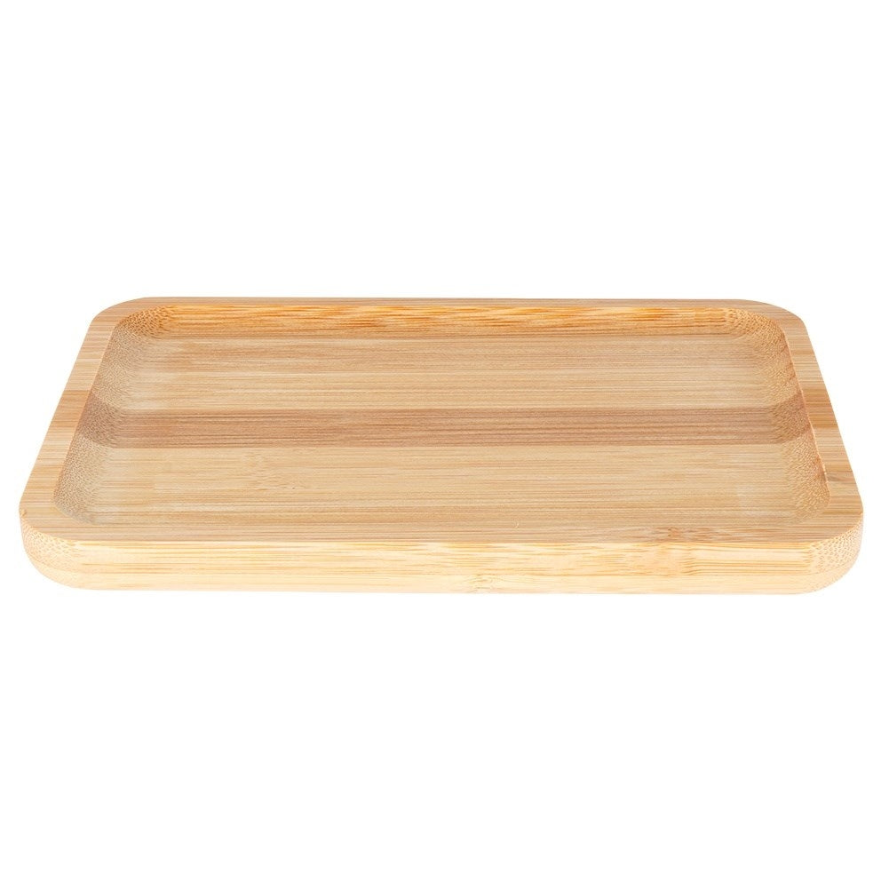 Bamboo plate: Durable wood for serving all dishes